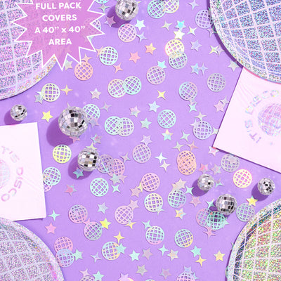 Disco Confetti - 200 pc iridescent foil confetti