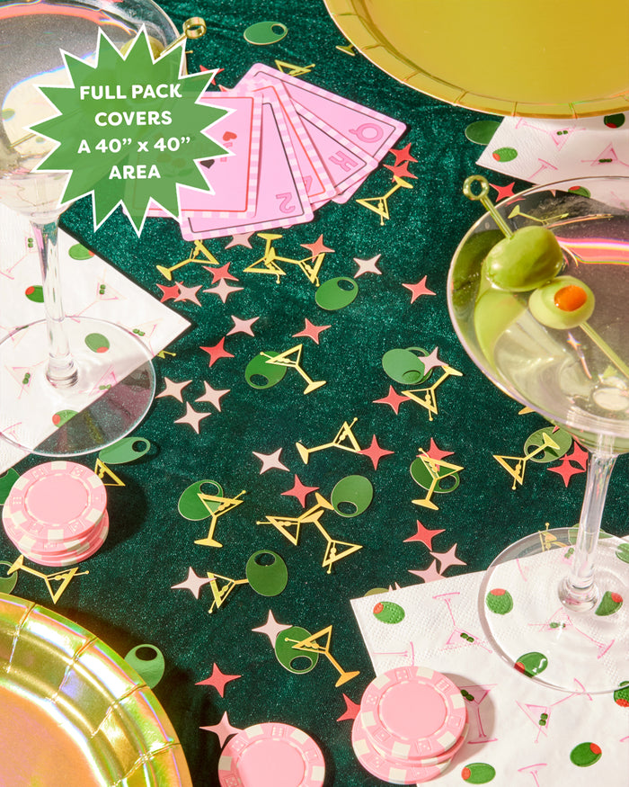 Martini Confetti - 200 pc foil confetti