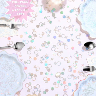 Engaged Era Confetti - 200 pc iridescent foil confetti