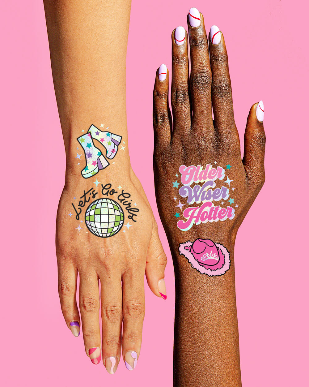 Hot Girl Bday Pack - banners + tats