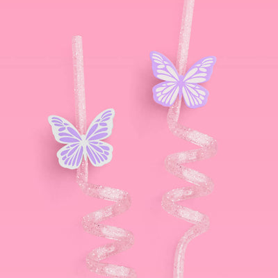 Butterfly Straws - 16 reusable straws