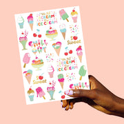 Chill Out Tats - 56 foil temporary tattoos