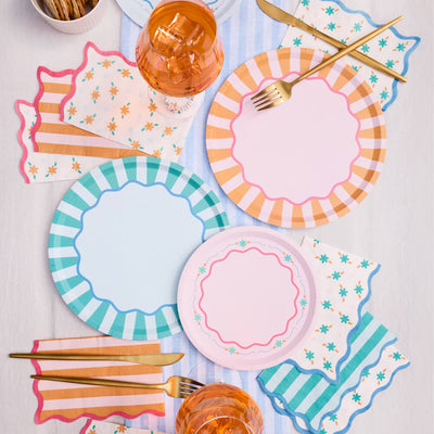 Italian Summer Duo - 32 plates + 24 napkins