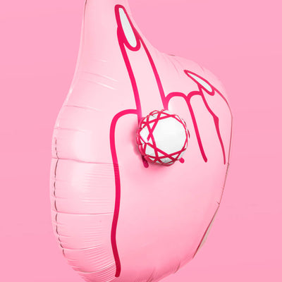 Bling Ring Basics - foam finger + balloon