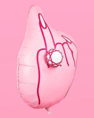 Bling Ring Basics - foam finger + balloon