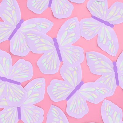 Butterfly Napkins - 25 foil napkins