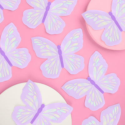 Butterfly Napkins - 25 foil napkins