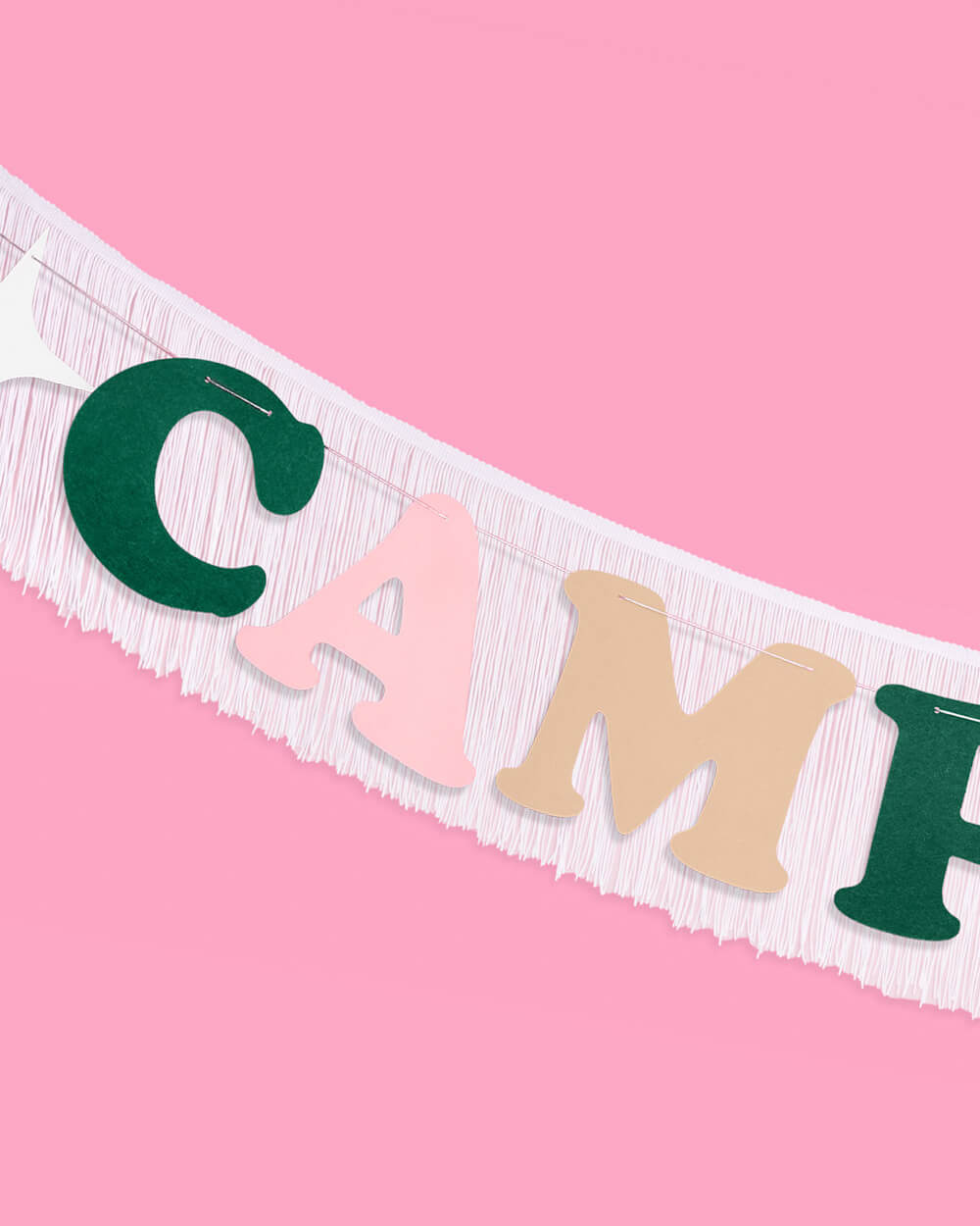 Camp Bride Banner - two piece banner