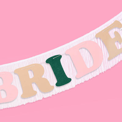 Camp Bride Banner - two piece banner