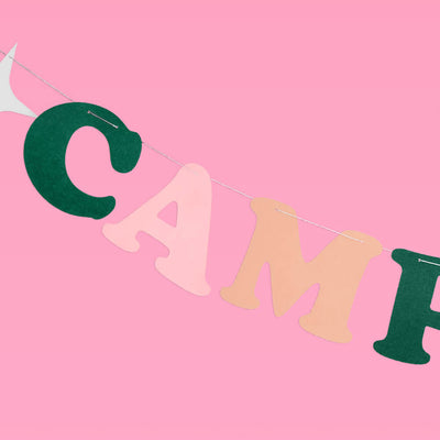 Camp Bride Banner - two piece banner