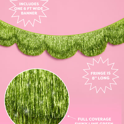 Limelight Scallop Fringe - scalloped banner