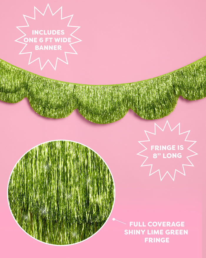 Limelight Scallop Fringe - scalloped banner