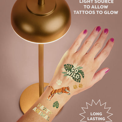 Go Wild Glo Tats - 52 temporary tattoos