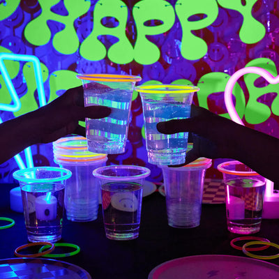 Rave Girl Banner - matte neon banner