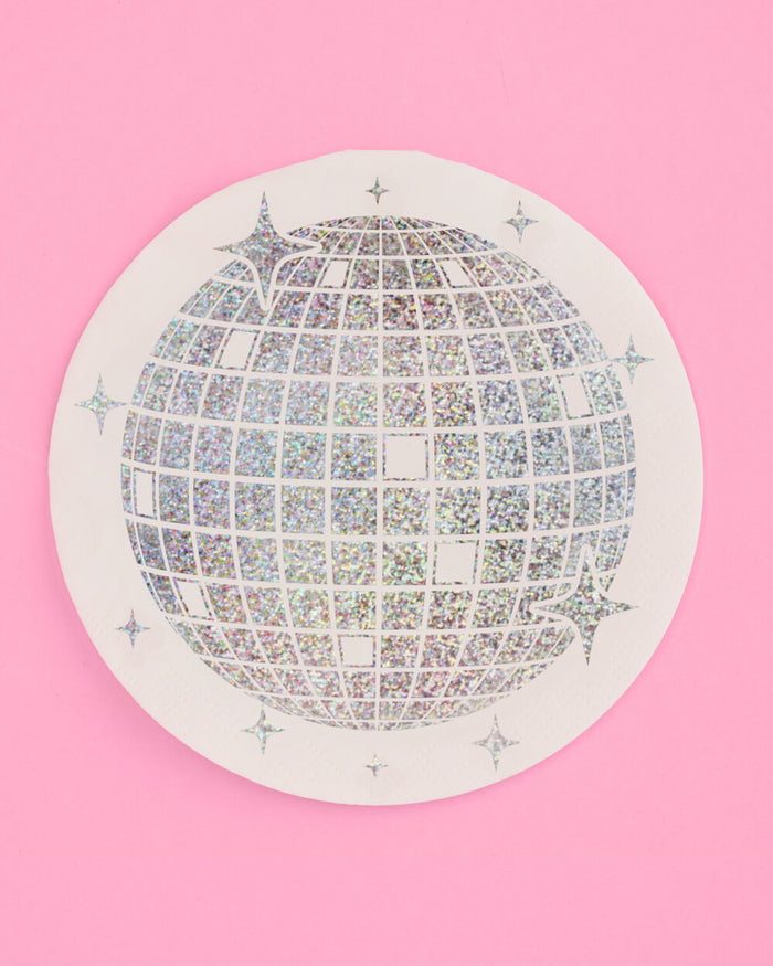 Shimmer Disco Pack - tablecloth, plates + napkins