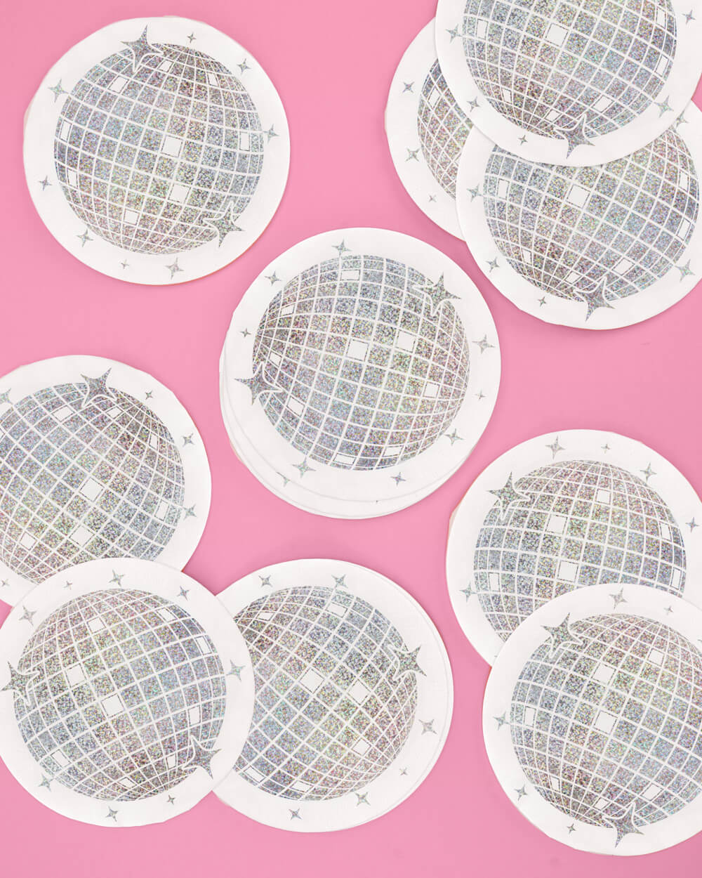 Shimmer Disco Napkins - 25 foil napkins