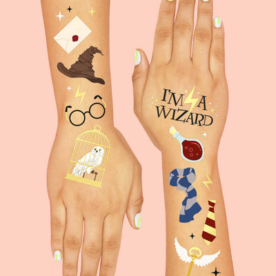Wizard Tats - 56 temporary tattoos