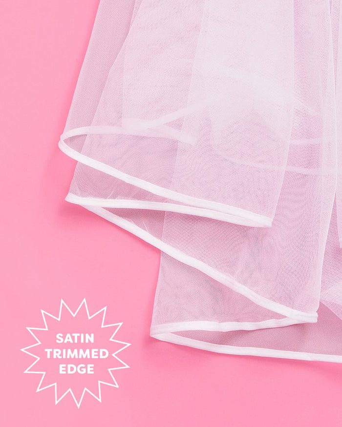 Classic Bride Veil - double layered bridal veil