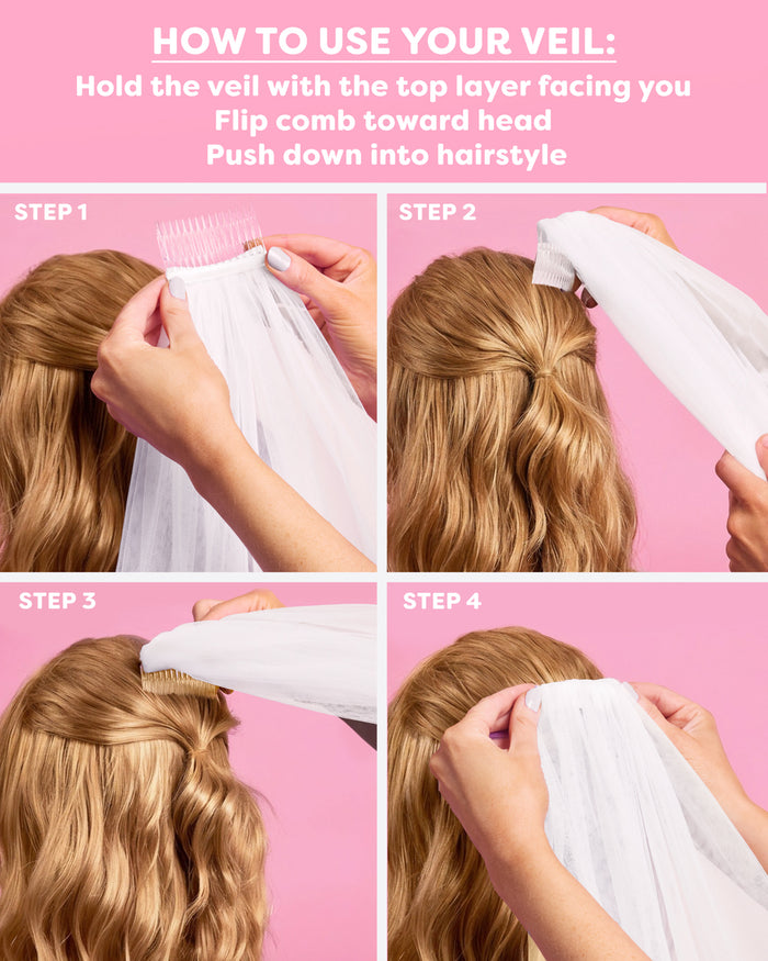 Pearlfect Veil - pearl bridal veil