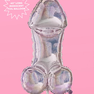 Shimmer XL Penis - 40" foil balloon