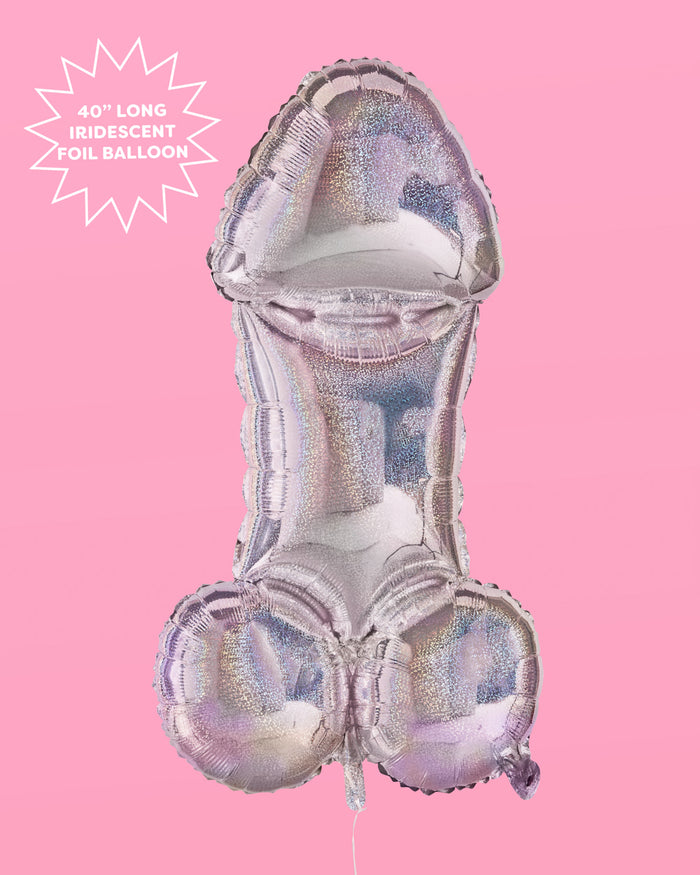 Shimmer XL Penis - 40" foil balloon