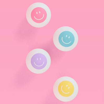 Smiley Pong Balls - really cute pong balls