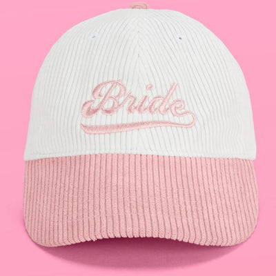 Team Bride Hat - embroidered corduroy hat