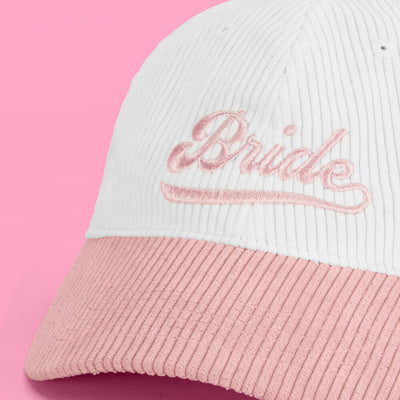 Team Bride Hat - embroidered corduroy hat