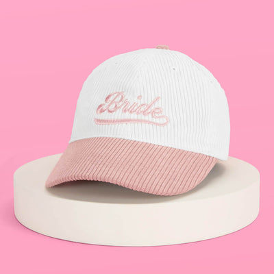 Team Bride Hat - embroidered corduroy hat