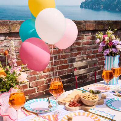 Italian Summer Pack - plates, napkins, vases + balloons