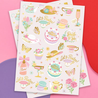 Partea Time Tats - 50 foil temporary tattoos