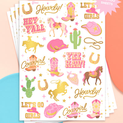 Cowgirl Tats - 100 temporary tattoos