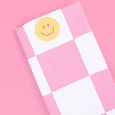 Preppy Party Tablecloth - washable table cover