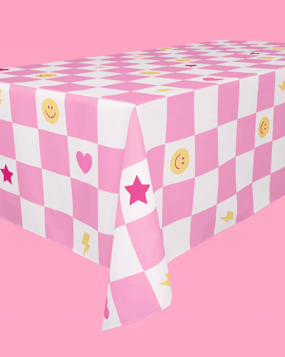 Preppy Party Tablecloth - washable table cover