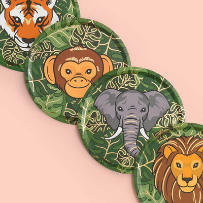 Jungle Fever Plates - 24 paper plates