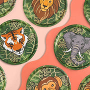 Jungle Fever Plates - 24 paper plates