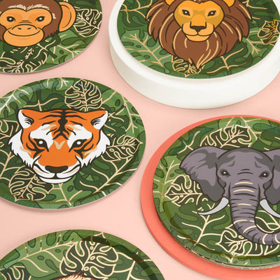 Jungle Fever Plates - 24 paper plates