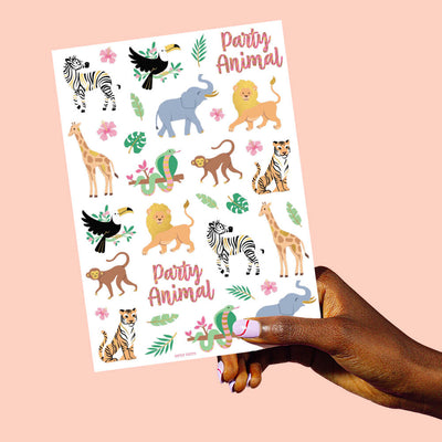 Pretty Wild Tats - 36 foil temporary tattoos