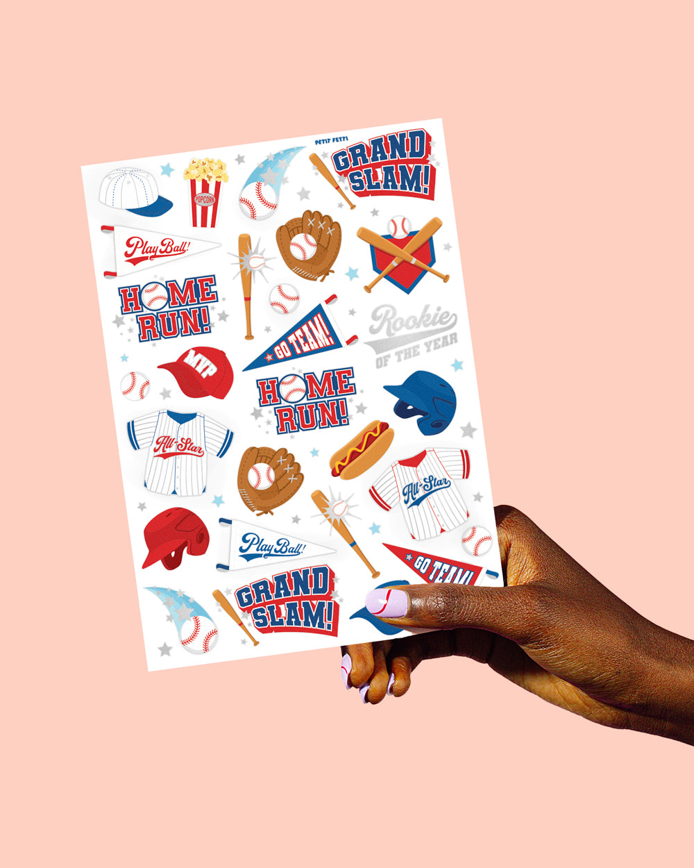 Home Run Tats - 25 temporary tattoos