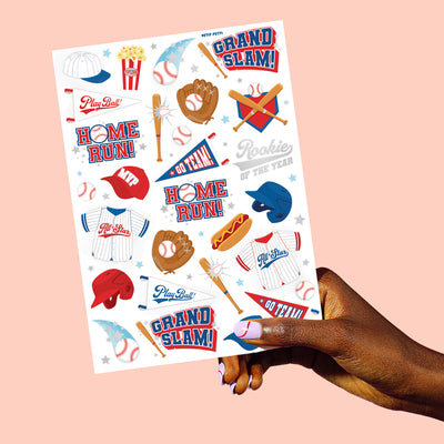 Home Run Tats - 25 temporary tattoos