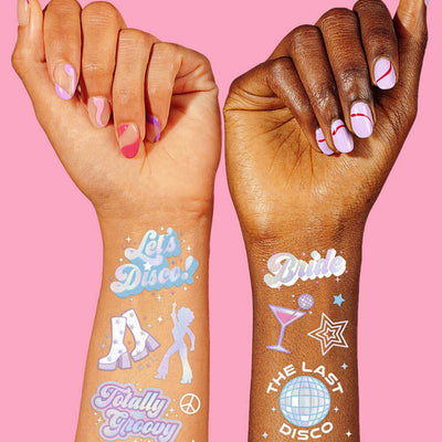 Last Disco Trio - banner, sash + tats