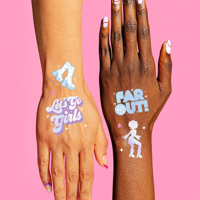 Last Disco Tats - 48 foil temporary tattoos