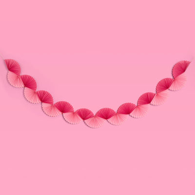 That's Hot Garland - paper fan banner