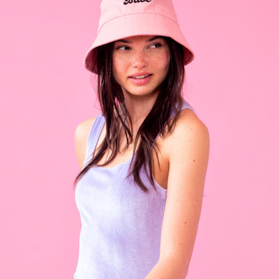 Babe Bucket Hat - embroidered cotton hat