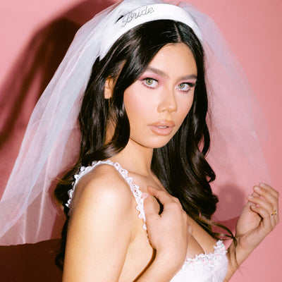 The Noncommittal Pack - veil headband + sash