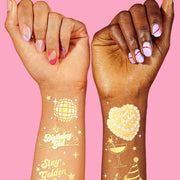 Golden Bday Tats Bundle
