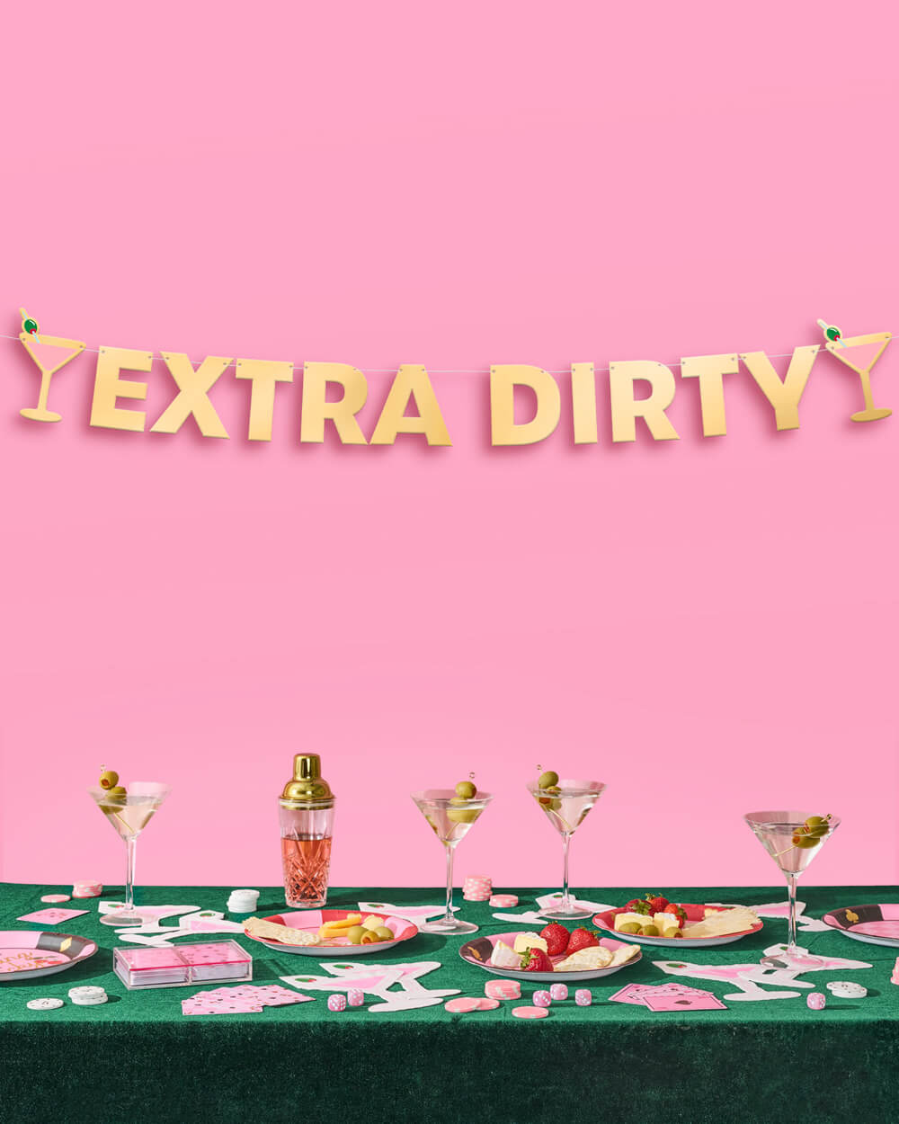 Filthy Banner Extra Dirty Banner - gold foil banner | xo, Fetti