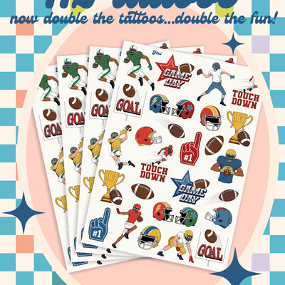 Game Day Tats - 112 temporary tattoos