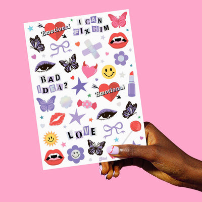 Good Idea Tats - 64 foil temporary tattoos