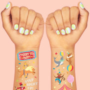 Circus Act Tats - 42 foil temporary tattoos